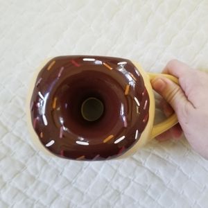 Chocolate Sprinkle Doughnut Coffee Mug